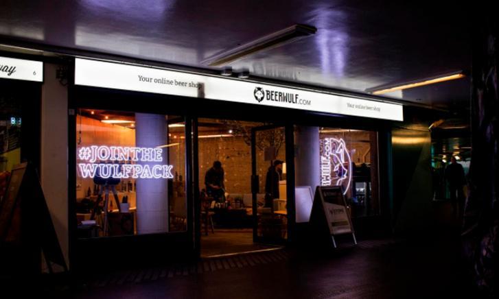 Beerwulf Pop up store in Londen